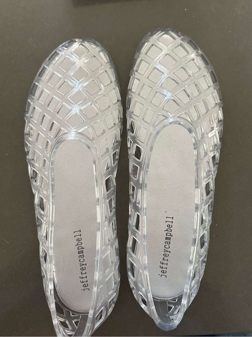Jeffrey Campbell Clear jelly flats